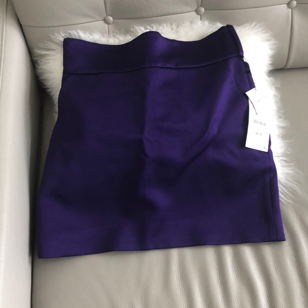 New with tags! Zara royal purple skirt